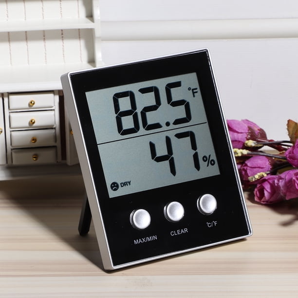 Y LCD Electrónico Digital Termómetro Interior Higrómetro Temperatura Humedad Monitor Monitor