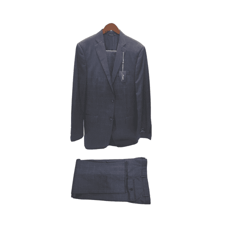 Ralph Lauren NDED21RZD937 Wool Natural Stretch Suit Light Blue 36Short 28W