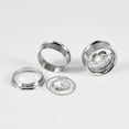 thumbnail image 7 of Crystal Heart Love Double Flared Tunnel Plugs Gauges Earrings for Women Men Unisex - Stainless Steel Cubic Zirconia Hearted Expander Stretcher Screw Ear Gauge Dainty Body Pierced Jewelry, 7 of 7