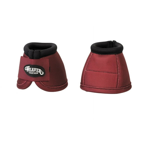 Weaver Ballistic No-Turn Bell Boots L Burgundy