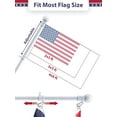 thumbnail image 7 of BsBsBest 5ft White Stainless Steel Flagpole Kit, 7 of 7