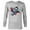 Athletic Heather, variant on Lilo & Stitch Techno Time Travel Earthbound - Long Sleeve T-Shirt for Men - Customized-Black
