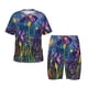 thumbnail image 1 of Balery Cosmic Purple Irises Conjunto de Pijama Infantil de Manga Corta con Estampado – Ropa de Dormir de Algodón Suave-3X-Large, 1 of 6