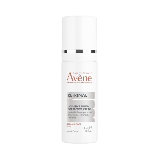 AVENE Retrinal Crema de Noche Antiarrugas con Retinaldehído, Niacinamida y Ácido Hialurónico, Piel madura y sensible, 30 ml