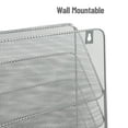 thumbnail image 5 of Mind Reader 4-Tier Vertical File Storage, Desktop Organizer, Wall Mount, Office, Metal Mesh, 12.5"L x 4"W x 16.5"H, Silver, 5 of 7