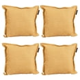 thumbnail image 1 of Cojin Decorativo Cuadrado Set de 4 DICASA Mostaza, 1 of 4