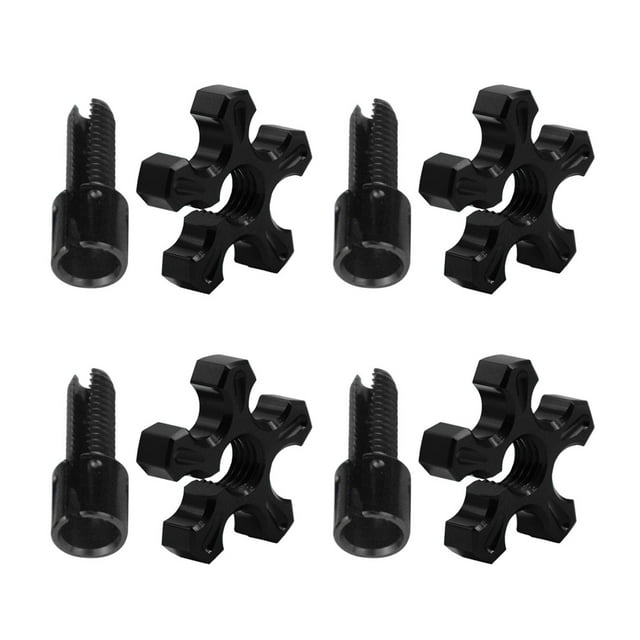 Guardoinrt 4pieces High Torsion And Stress Resistance Motorcycle Fixed Screws For Efficient Performance black 1Set