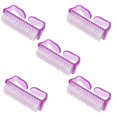 thumbnail image 1 of Purple Nail Dust Manicure Brush for Cleaning 5Pcs Nail Cleaning Tools, 1 of 5