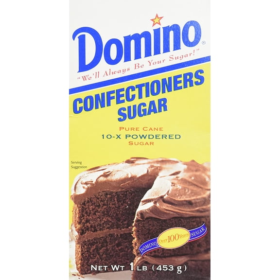 Domino Confectioners 10-x Powdered Sugar, 1 Pound Box (Pack of 2)