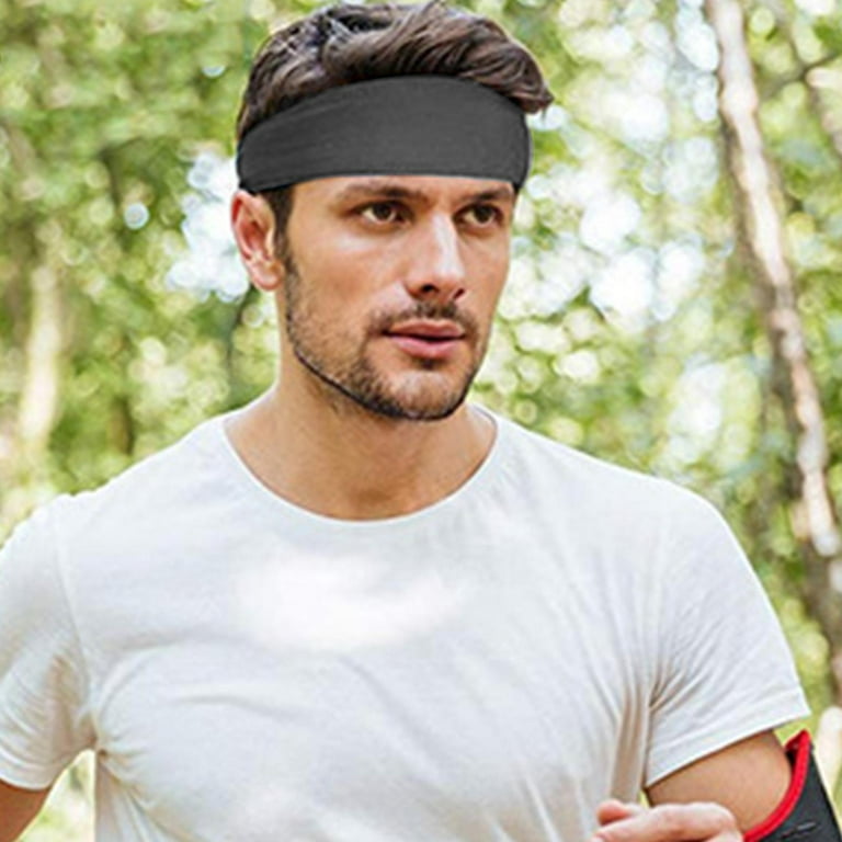 Sweatbands for Men, Breathable Quick Dry Workout Headbands