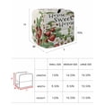 thumbnail image 6 of Strawberry Stand Mixer Dust Cover with Storage Pocket & Handles, Summer Fruits Spring Floral Botanical Fits All Tilt Head & Bowl Lift Kitchen Appliance Cover Organizer Bag Accessories, 6-8 Quart, 6 of 6