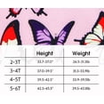 thumbnail image 7 of Aideaone Toddler Girls Dresses Kids Summer Ruffle Sleeve Tie Back Casual Sundress 2-8T, 7 of 7