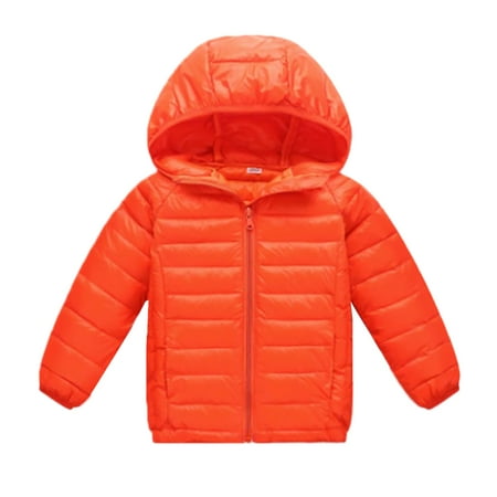 

SYNPOS Toddler Little Big Child Boy Girl Lightweight Puffer Hooded Jacket Coat