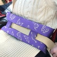 thumbnail image 3 of Butterfly & Floral Seatbelt Cushion for Surgery Recovery - Plush Mastectomy Pillow with Romantic Watercolor Design - Car Travel Pressure Relief Pad, 3 of 7