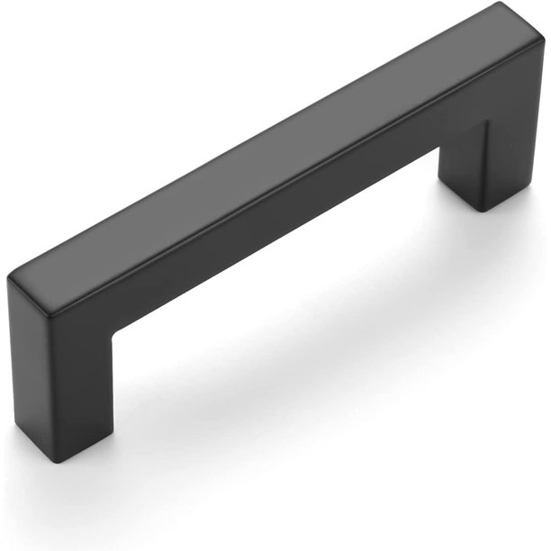 Zoizocp 5 Pack 3.75 Inch Matte Black Handles Kitchen