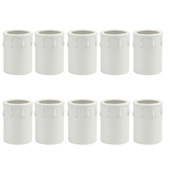Acahhotxx Candle Drip Sleeve, 10/20Pcs Candle Socket Covers 44x60mm Chandelier Candle Sleeves Candelabra Base for Wall Light Christmas Decors