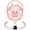 Pink, variant on Baby Swing for Infants, 5 Swing Speed, 10 Lullabies, 5-Point Harness,Electric Baby Swing for Toddlers and Newborn with Bluetooth, Remote Control and Adjustable Swing Speeds,Touch Panel