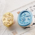 thumbnail image 4 of JShteea Lotus Sealing Stamp Head Oval Cobre DIY Personalizado Invitación Sobre, 4 of 9