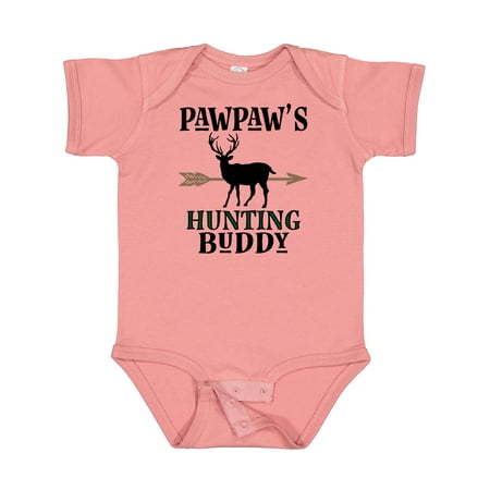 

Inktastic Pawpaw Hunting Buddy Bow Hunter Gift Baby Boy or Baby Girl Bodysuit
