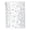 White, variant on A7 6-Ring Binder Cover Clear Refillable PVC Notebook Binder with Snap Button Closure File Folder for 6-Holes Filler Paper Loose Leaf Personal Planner(White)