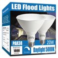 thumbnail image 1 of Focos LED Gonhom Par38, 20 W, 5000 K, regulables, paquete de 2, 1 of 7