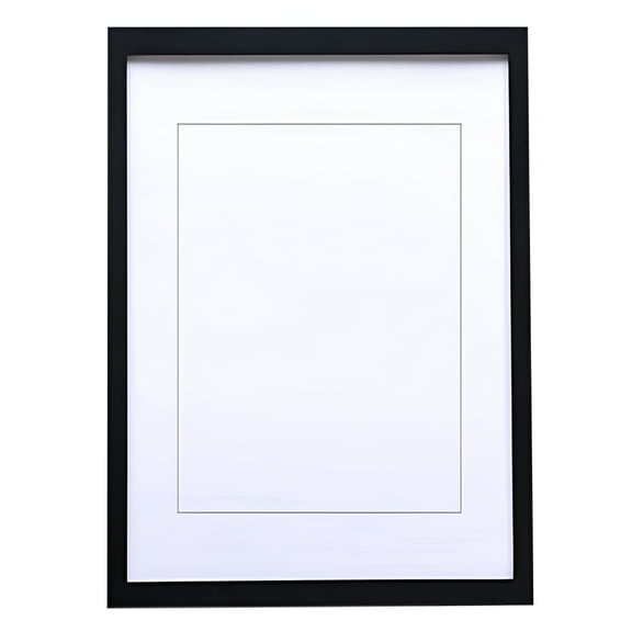 LAMIRO Wooden Picture Frames, 8X10 Pictures Frame Rectangle Photo Frame with Mat, Be Placed or Wall Hung Poster Frame, Wall Hanging Frames