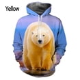 thumbnail image 2 of Sudadera con capucha con gráfico de oso polar para hombre, ropa con diseños geniales, sudaderas con capucha con estampado de osos pardos en 3D, jerséis para mujer, sudaderas con capucha de moda Haraju, 2 of 5