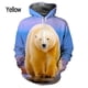 thumbnail image 2 of Sudadera con capucha con gráfico de oso polar para hombre, ropa con diseños geniales, sudaderas con capucha con estampado de osos pardos en 3D, jerséis para mujer, sudaderas con capucha de moda Haraju, 2 of 5