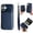 Blue, variant on for iPhone 16 Phone Case [Magnetic 2-in-1 Detachable Zipper Wallet] [Back Card Slots Accordion Wallet Case] Shockproof PU Leather Cover with Wrist Strap for iPhone 16, Rosegold