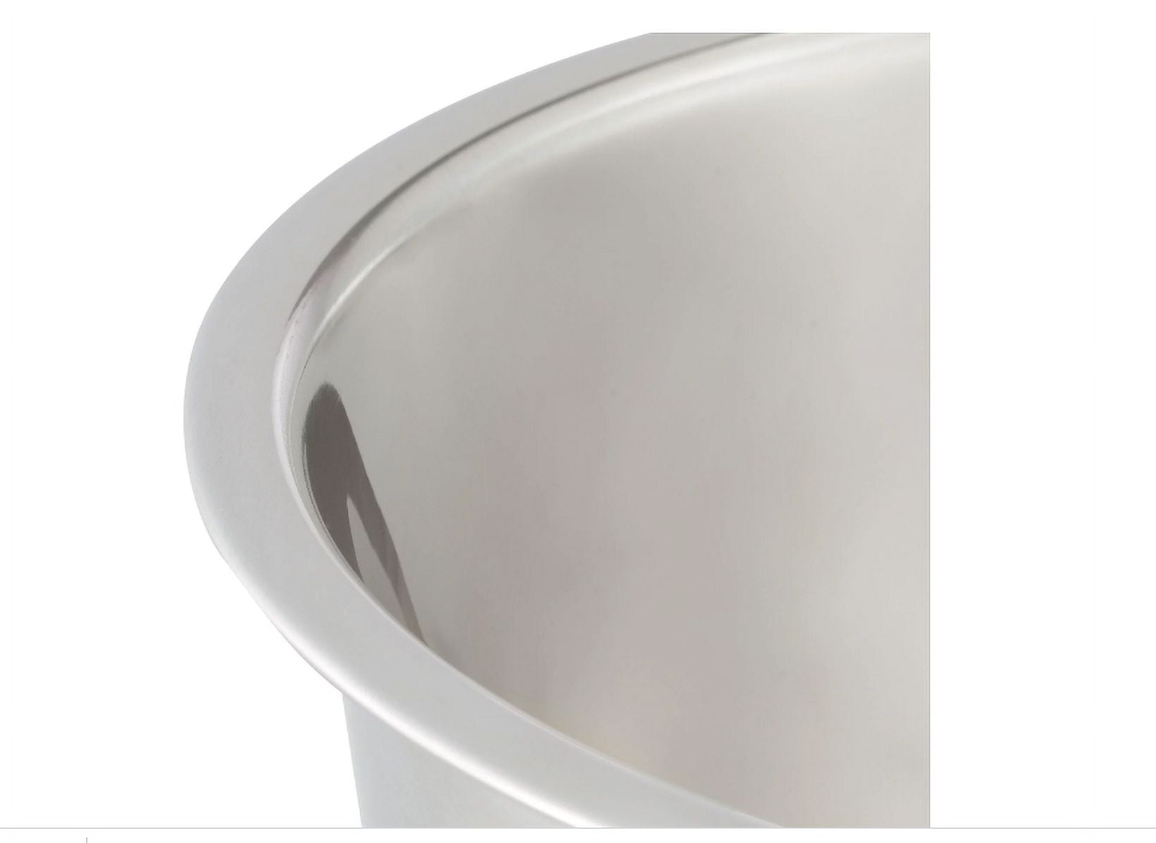 Mainstays SS 3QT Multi-Use Mixing Bowl for Prepping, Serving or Storage