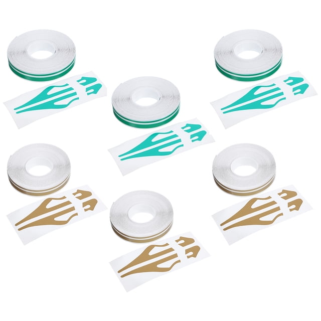 TABLETREANDS 6Jgo Adhesivos De Tira De Cuerpo Vehicular Multicolor Y Resistente
