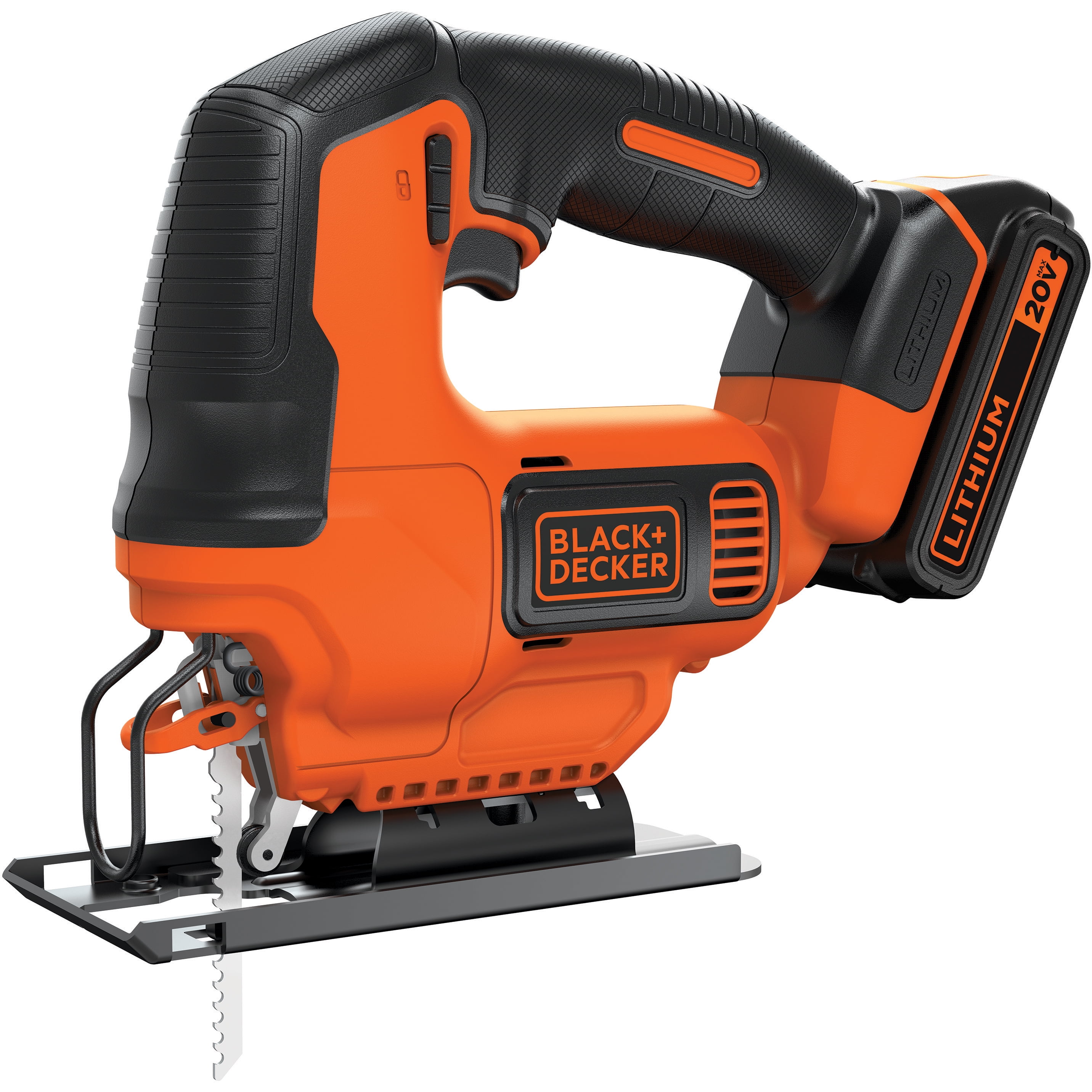 motor Reageren tv BLACK+DECKER 20V Max Cordless Jig Saw (Battery Included), BDCJS20C2 -  Walmart.com