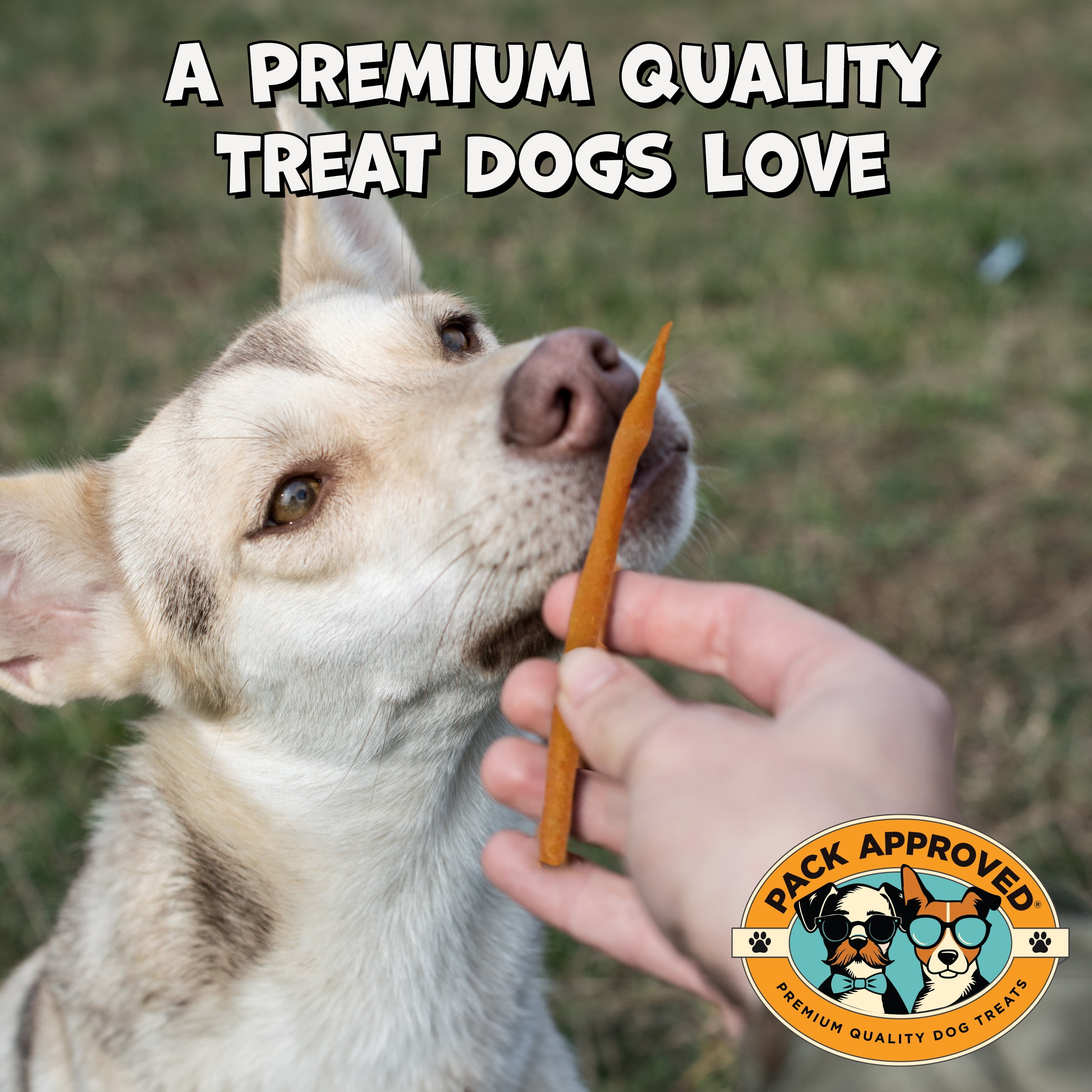 Pack Approved Sweet Potato Dog Treats for Dogs, 7.5 oz