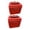 red, variant on koolsoo 2 Pieces Electric Bike Battery Box Battery Storage Box for Electric Vehicles black
