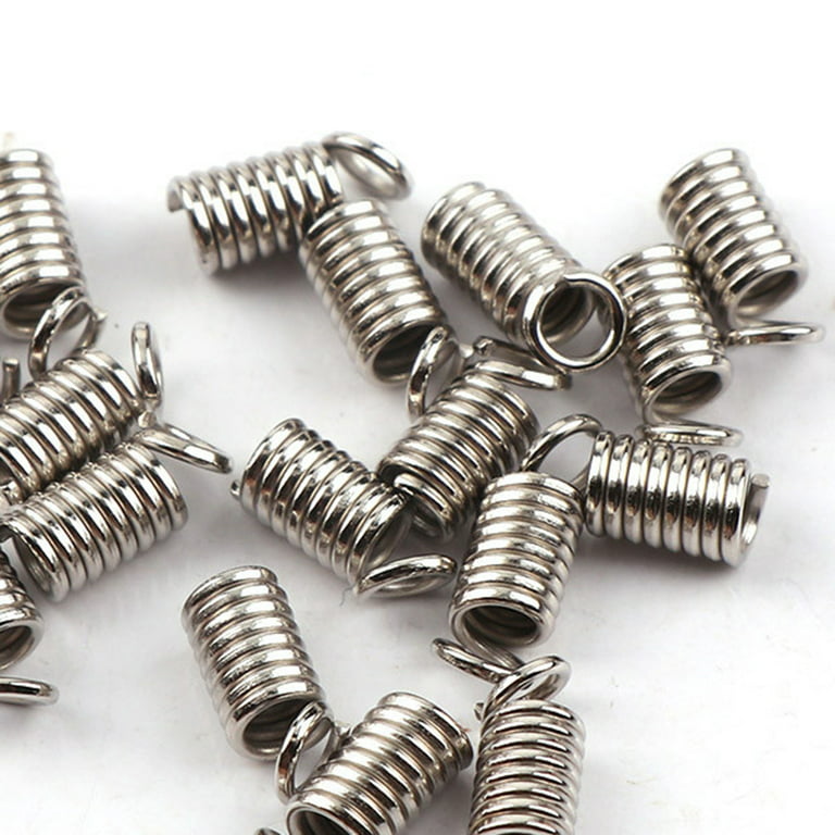 Bead Stoppers Beadalon Clamp 4 Coiled Stainless Steel Beading