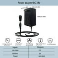 thumbnail image 4 of GIDEALED 24V Power Supply DC,24V 2A Power Supply 48W Adapter for COB LED Strip Light, 4 of 5