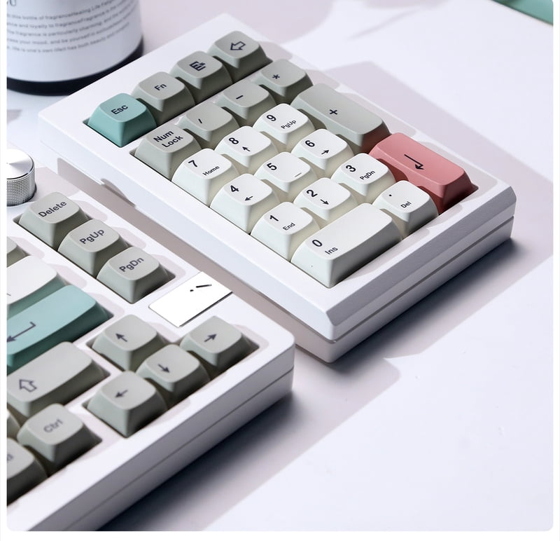 ZUOYA LMK21 Wireless Mechanical Keyboard KIT 21 Keys Aluminum Alloy Tri-Mode Bluetooth 2.4g Wired Hot Swap Number Keyboard Kit