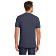 thumbnail image 2 of Port & Company Men's Core Cotton Ringer Classic Soft T-Shirt Heather Navy/ Navy 3X-Large, 2 of 4