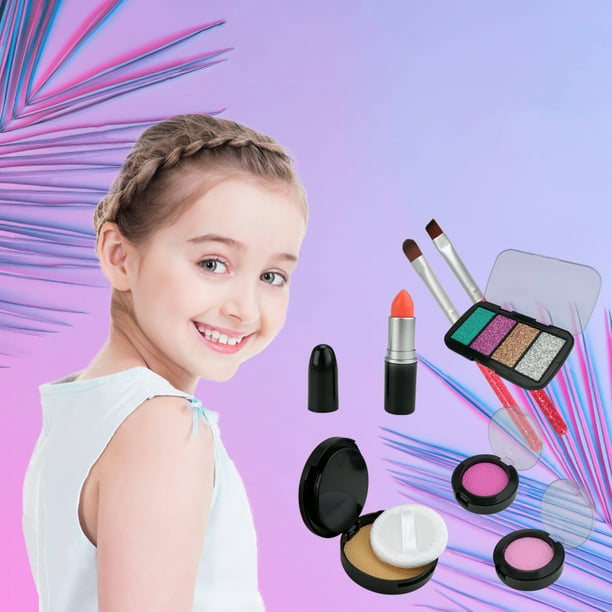 Kids Gifts Kids Makeup Kit For Girls, Washable, Pretend Play Makeup Toys  For Girls, Little Girl Makeup Set, Real Makeup Kit For Girl Gift 5ml