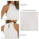 thumbnail image 3 of Blusa Superior, Elegante Encaje Con Ribete De Moda Casual Sin Mangas Para El Verano Para Adolescentes ANGGREK Otros, 3 of 6