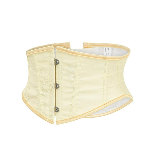 Ceinture Corset Gainante pour Femmes, Corset sous-Poitrine à Baleines, Ceintures de Taille Rétro pour Femme, Shapeware en Mélange