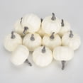 thumbnail image 1 of 12 PCS Pumpkins Decor  Fall Decor White Yellow Fall Artificial Pumpkins Decor  Fall Decor Halloween Thanksgiving Decorating Harvest Embellishing and Displaying, 1 of 9