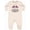 Natural Heather, variant on Inktastic Military Homecoming Welcome Home Daddy Baby Fleece Romper