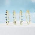 thumbnail image 5 of Simple Blue Topaz Eternity Ring, 5 of 5