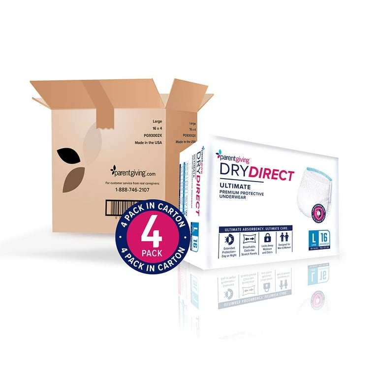 Dry Direct Ultimate Underwear (Small - Pack of 20) by Parentgiving