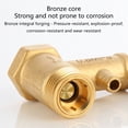 thumbnail image 6 of Brass Safety Pressure Release Valves Adjustable Pressure Relief Valves with Check Function for Electric Water Heaters, 6 of 9