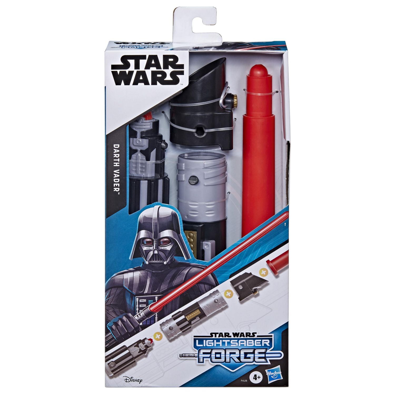 Star Wars: Lightsaber Forge Darth Vader and Obi-Wan Kenobi Toy Action  Figure for Boys and Girls (12”) 