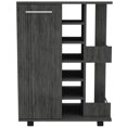 thumbnail image 1 of TUHOME Chariot de Bar en Bois Manufacturé Gris, 1 of 7