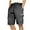 Dark Gray, variant on Mens Cargo Sweat Shorts Athletic Workout Casual Drawstring Elastic Waist Gym Jogger Shorts Summer Sport Short with Pockets Dark Gray L
