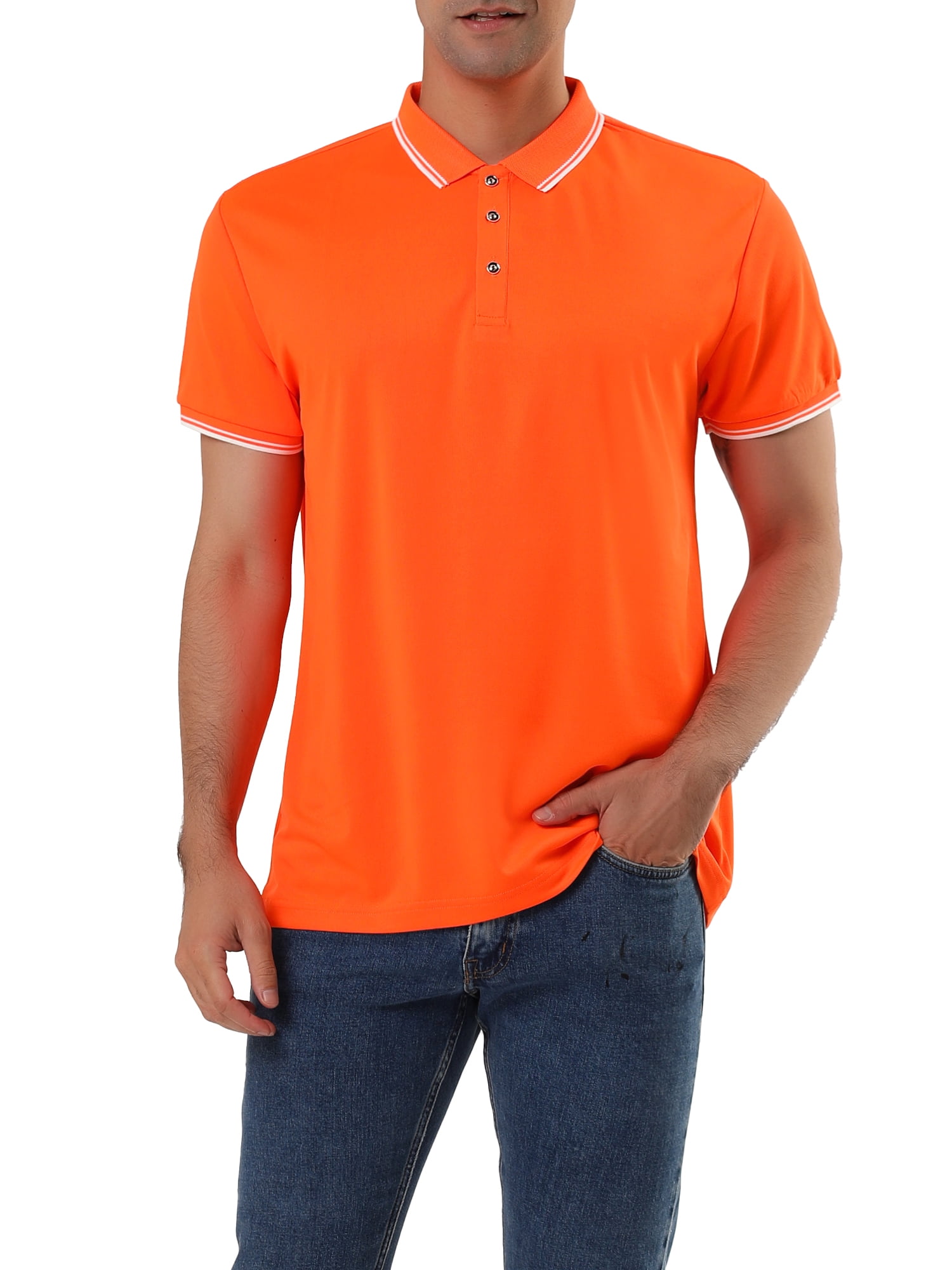 Men's Polos - Walmart.com | Orange 